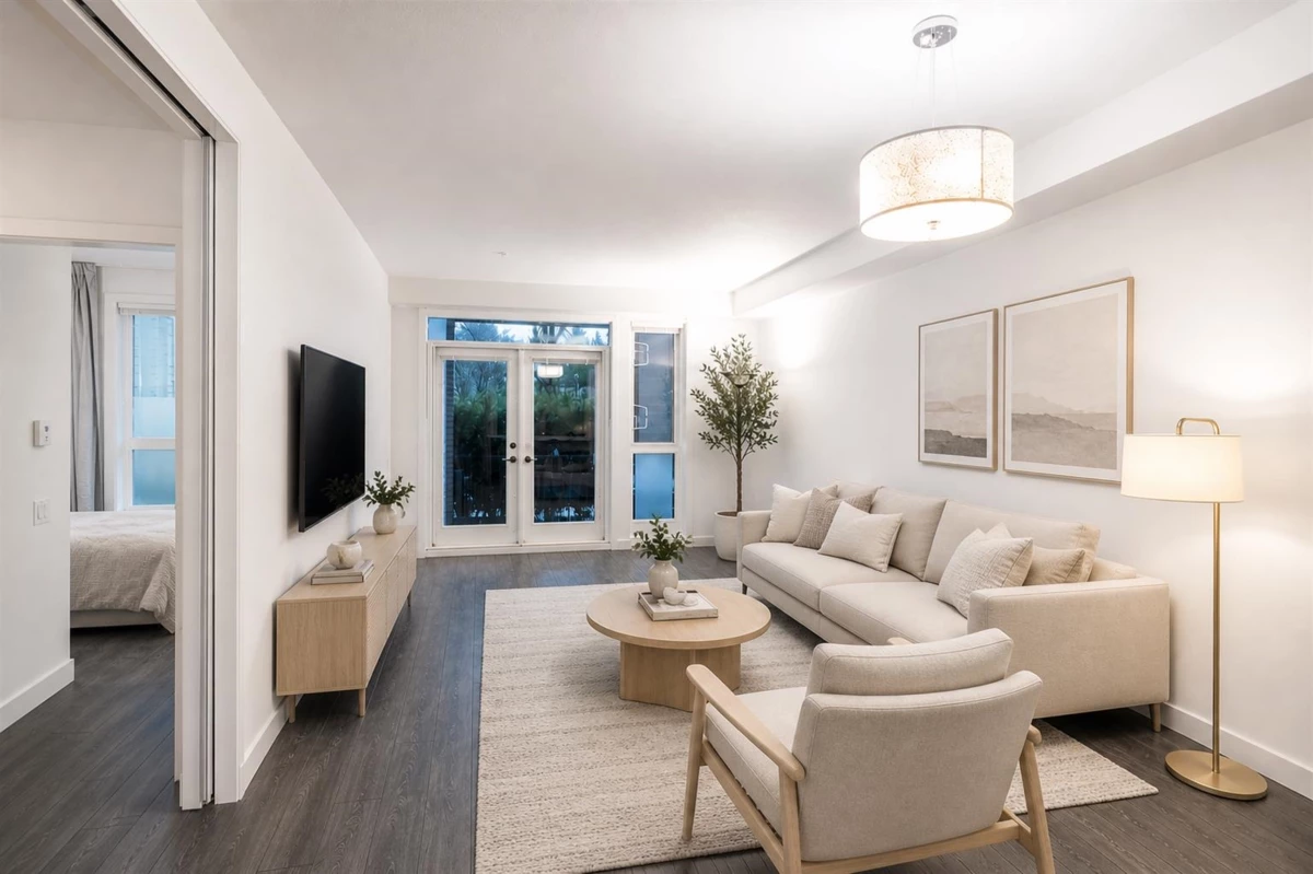 Family Room Photo of 111 6677 Cambie Street, Vancouver, BC