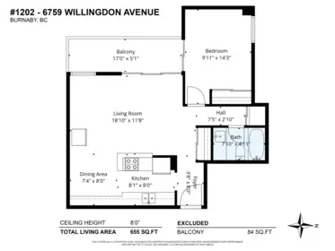 Loft / Bonus Room Photo of 1202 6759 Willingdon Avenue, Burnaby, BC