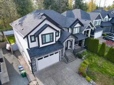 Aerial View of 2617 Railcar Crescent, Abbotsford, BC