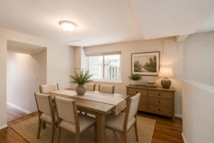 Aerial View of 939 Calverhall Street, North Vancouver, BC