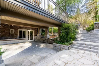 Aerial View of 188 Wyndham Crescent, Anmore, BC