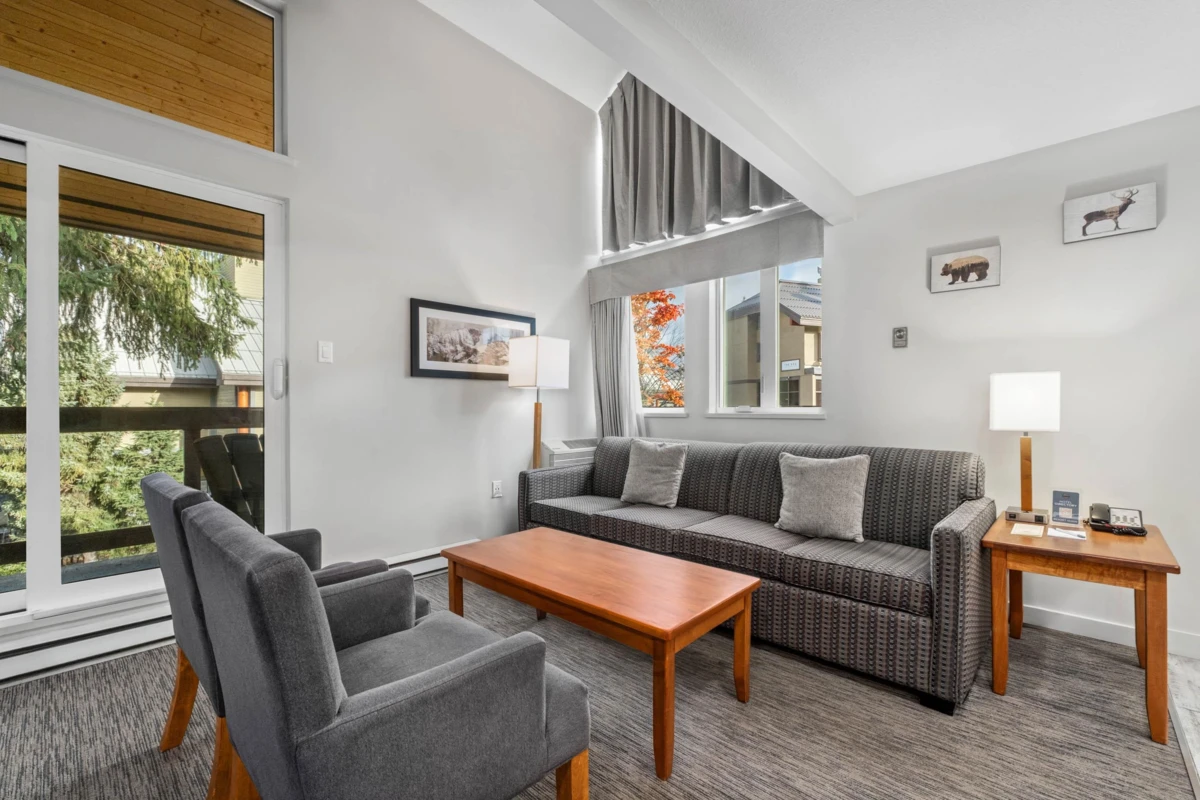 Family Room Photo of 202 4420 Sundial Place, Whistler, BC