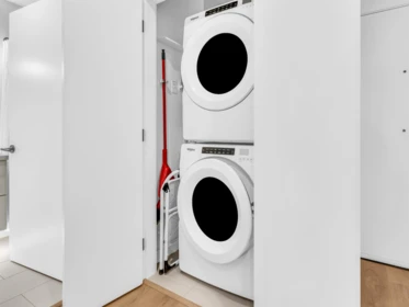 Laundry Room Photo of 104 3018 St. George Street, Port Moody, BC