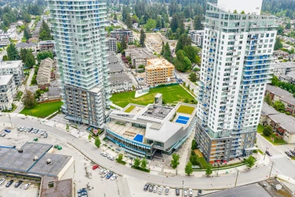 Aerial View of 108 522 Smith Avenue, Coquitlam, BC