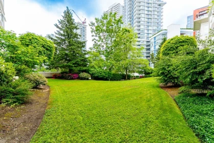 Backyard Photo of 108 522 Smith Avenue, Coquitlam, BC