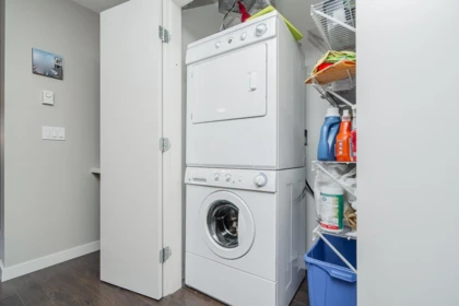 Laundry Room Photo of 207 1677 Lloyd Avenue, North Vancouver, BC
