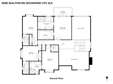 Aerial View of 5528 Walton Road, Richmond, BC