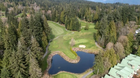 Aerial View of 3318 Mt Seymour Parkway, North Vancouver, BC