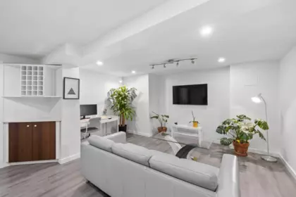 Basement Recreation Room Photo of 2036 E Broadway, Vancouver, BC