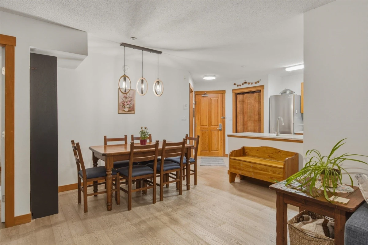Dining Area Photo of 325 4660 Blackcomb Way, Whistler, BC