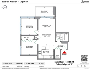 3002 450 Westview Street, Coquitlam, BC, Coquitlam — Apartment/Condo for sale
