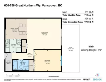 Front Yard Photo of 606 756 Great Northern Way, Vancouver, BC