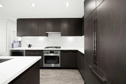 Kitchen Island Photo of 106 3188 Riverwalk Avenue, Vancouver, BC