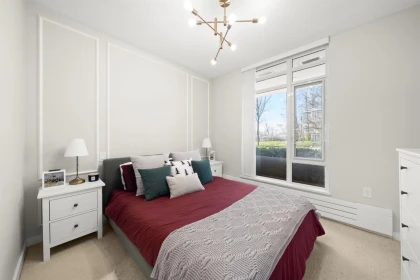 Primary Bedroom Photo of 106 3188 Riverwalk Avenue, Vancouver, BC