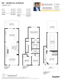 Aerial View of 90 16488 64 Avenue, Surrey, BC
