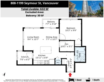 Staircase Photo of 808 1199 Seymour Street, Vancouver, BC