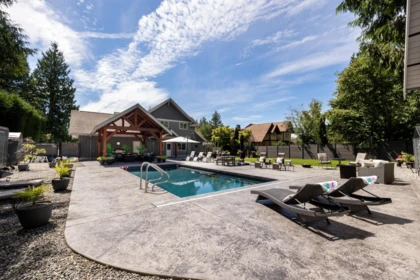 Aerial View of 1474 Vernon Drive, Gibsons, BC