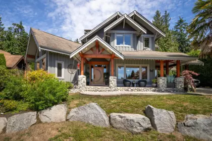 Exterior Rear Photo of 1474 Vernon Drive, Gibsons, BC