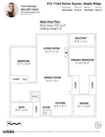 Aerial View of 412 11665 Haney Bypass, Maple Ridge, BC