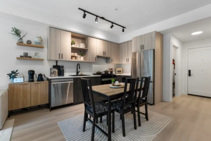 Kitchen Island Photo of 213 2002 St. George Street, Port Moody, BC