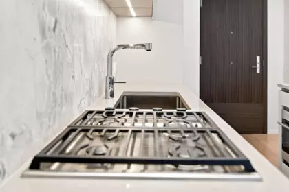 Kitchen Island Photo of 605 889 Pacific Street, Vancouver, BC