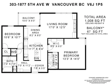 Outdoor Deck Photo of 303 1877 W 5th Avenue, Vancouver, BC