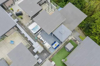 Aerial View of 606 733 W 3rd Street, North Vancouver, BC