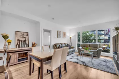 Dining Area Photo of 307 8580 River District Crossing, Vancouver, BC
