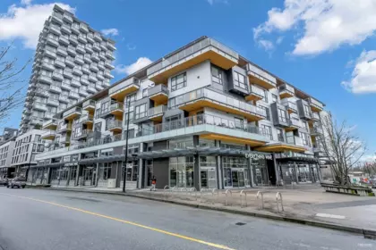 Exterior Rear Photo of 307 8580 River District Crossing, Vancouver, BC