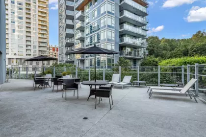 Outdoor Deck Photo of 307 8580 River District Crossing, Vancouver, BC