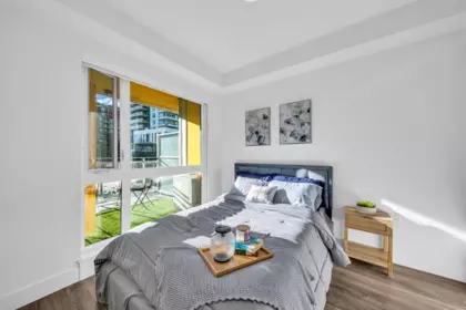 Primary Bedroom Photo of 307 8580 River District Crossing, Vancouver, BC