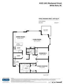 103 1441 Blackwood Street, White Rock, BC, White Rock — Apartment/Condo for sale