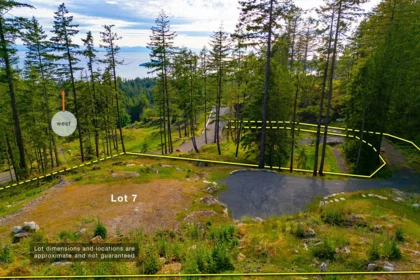 Lot 7 Innisfree Lane, Bowen Island, BC, Bowen Island —  bed land for sale