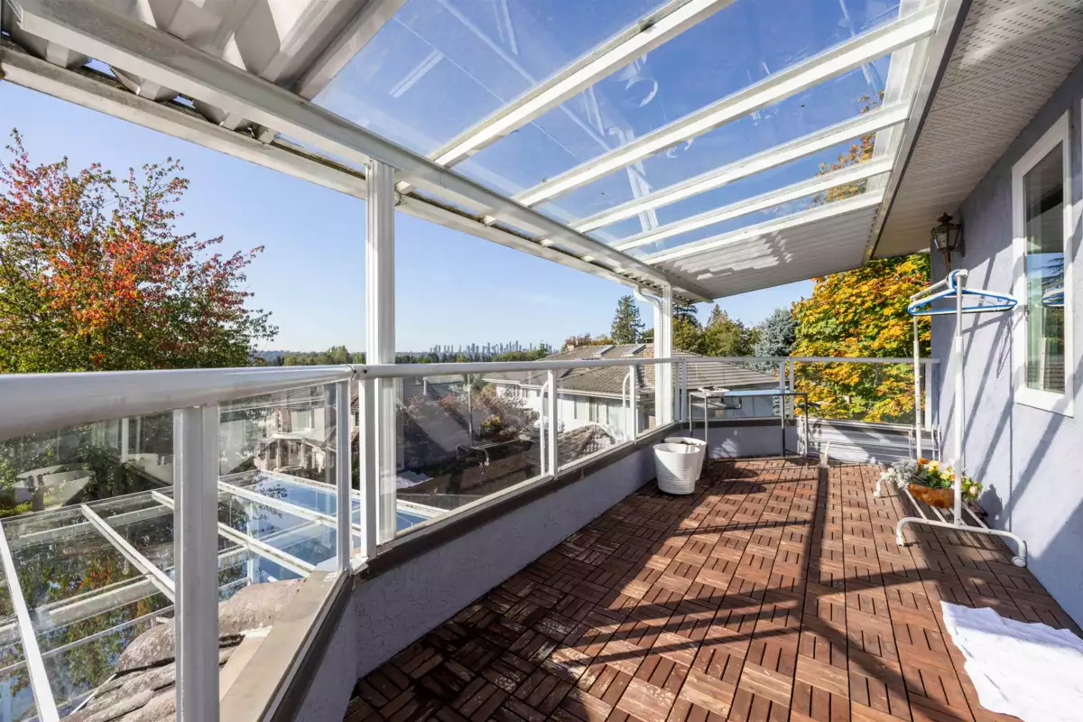 Aerial View of 7517 Kilrea Place, Burnaby, BC