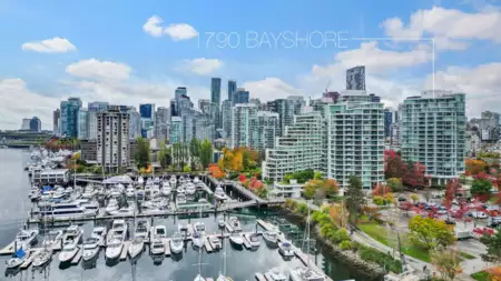 Exterior Rear Photo of 504 1790 Bayshore Drive, Vancouver, BC