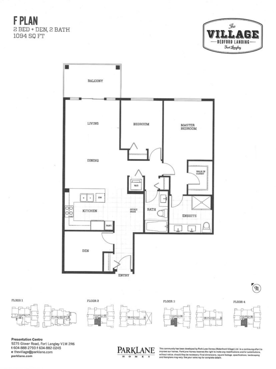 Aerial View of 301 23255 Billy Brown Road, Langley, BC