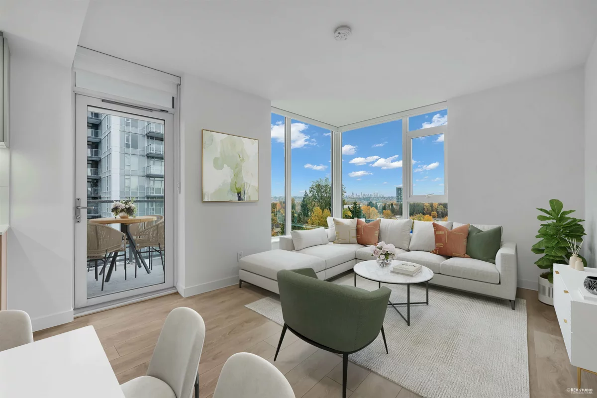 Living Room Photo of 809 308 Alderson Avenue, Coquitlam, BC