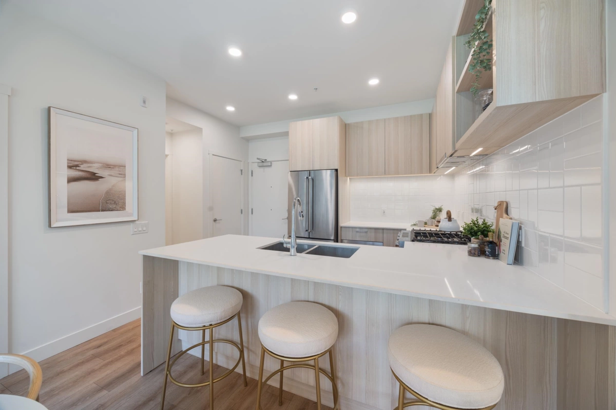 Living Room Photo of 222 735 Anskar Court, Coquitlam, BC