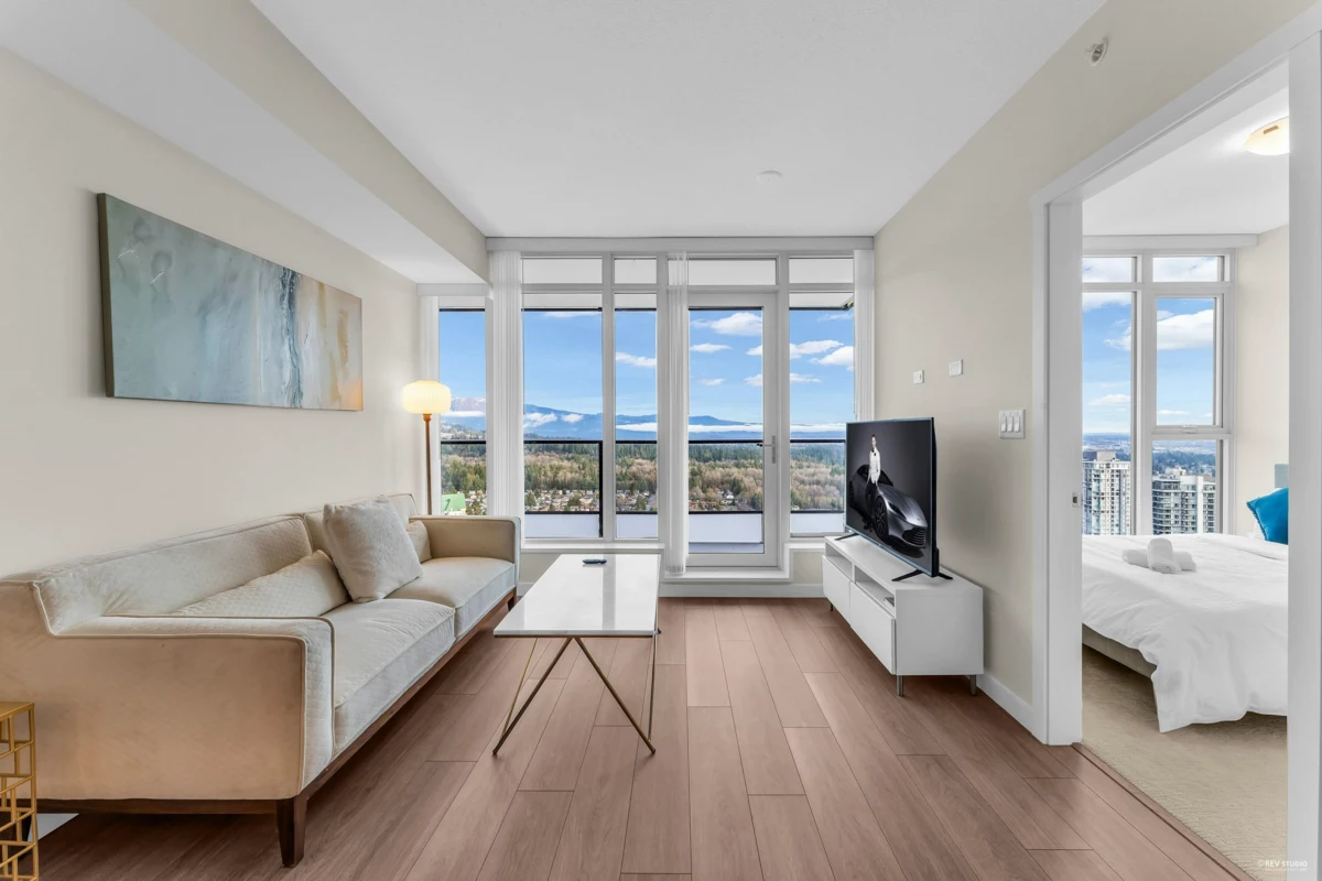 Exterior Rear Photo of 3504 1182 Westwood Street, Coquitlam, BC