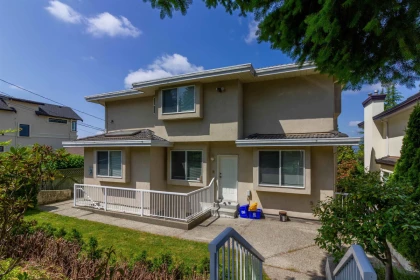 Aerial View of 7286 Barnet Road, Burnaby, BC