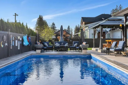Aerial View of 52692 Rosestone Place, Chilliwack, BC