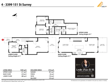 Front Yard Photo of 4 3399 151 Street, Surrey, BC