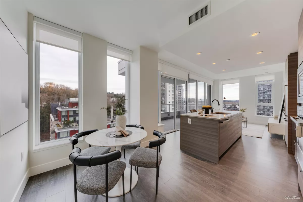 Exterior Rear Photo of 1307 3438 Sawmill Crescent, Vancouver, BC