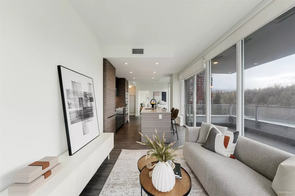Living Room Photo of 1307 3438 Sawmill Crescent, Vancouver, BC