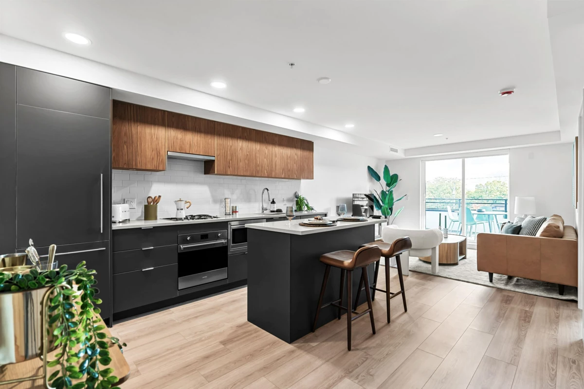 Exterior Rear Photo of 202 2419 Grant Street, Vancouver, BC