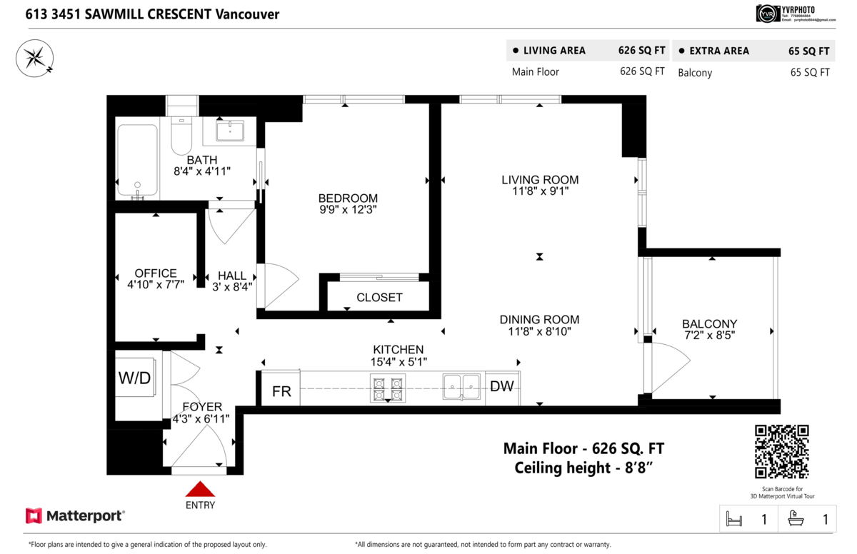 Outdoor Patio Photo of 613 3451 Sawmill Crescent, Vancouver, BC