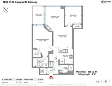 Mudroom Photo of 2005 2133 Douglas Road, Burnaby, BC
