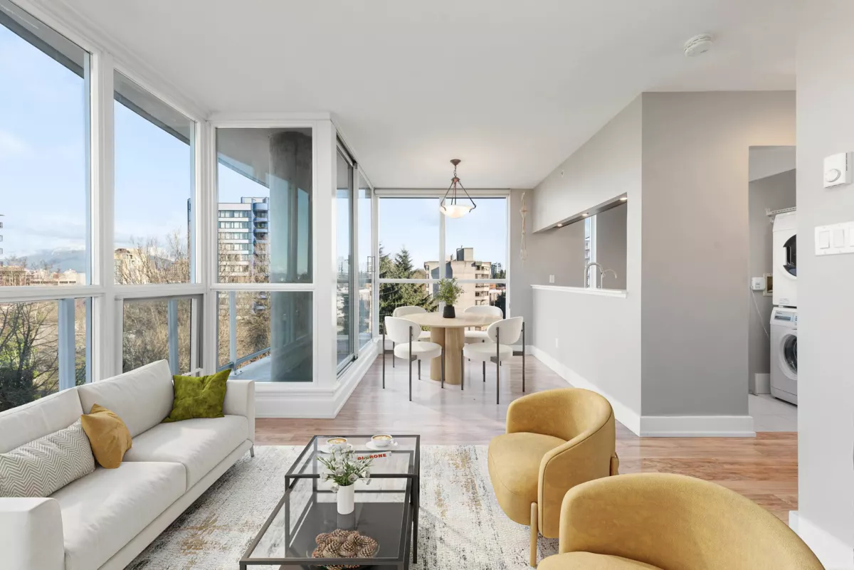 Living Room Photo of 802 1686 W 13th Avenue, Vancouver, BC