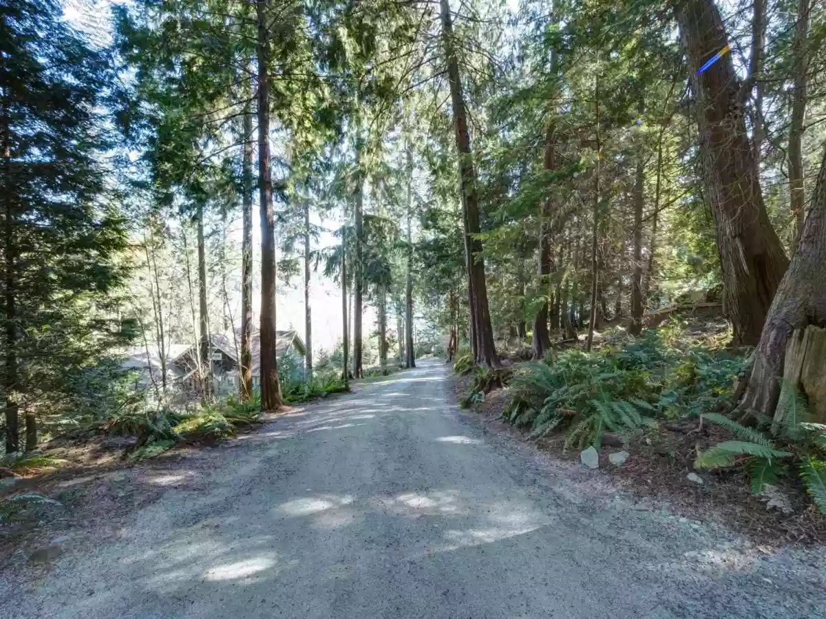 Aerial View of 7653 Redrooffs Road, Halfmoon Bay, BC