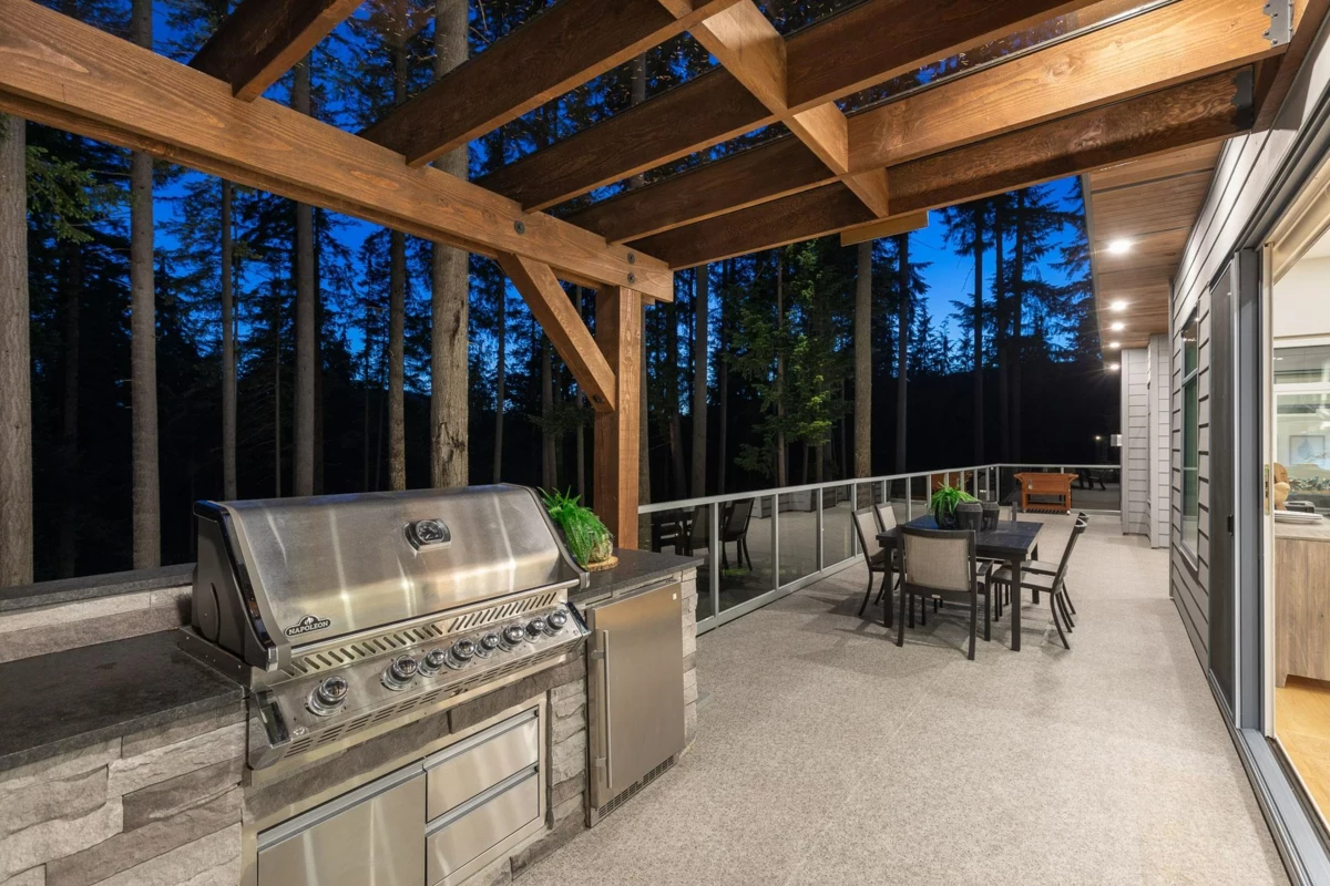 Outdoor Kitchen Photo of 1510 Crystal Creek Drive, Anmore, BC
